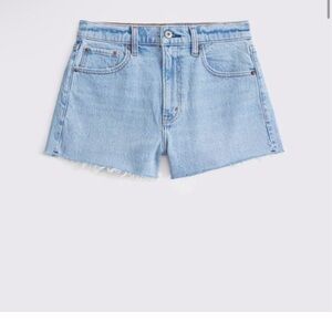 Abercrombie denim mom shorts
